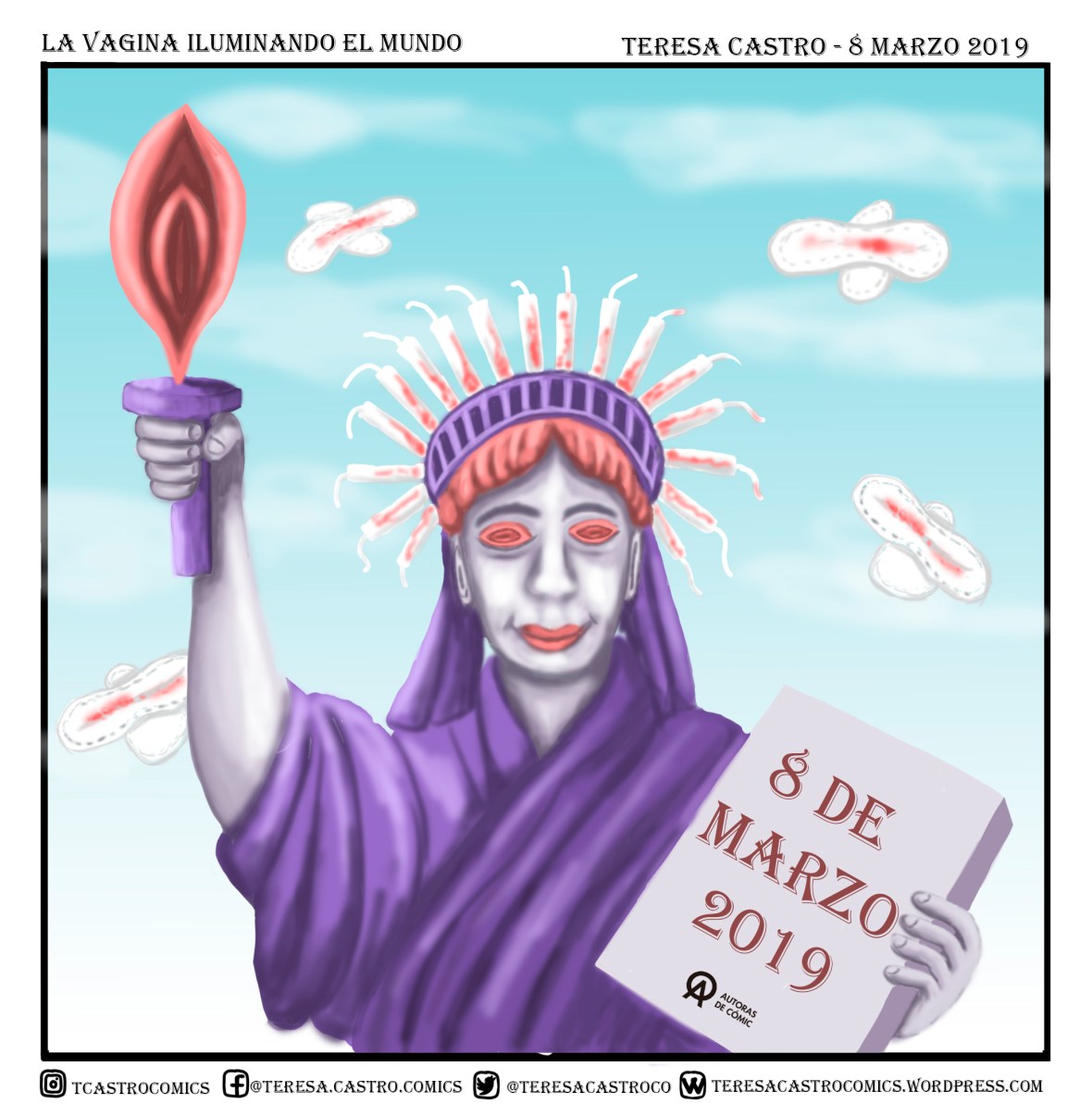 La vagina iluminando el mundo