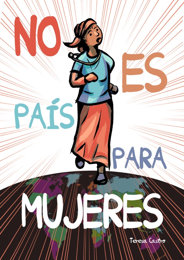 Portada del fanzine No es país para mujeres
